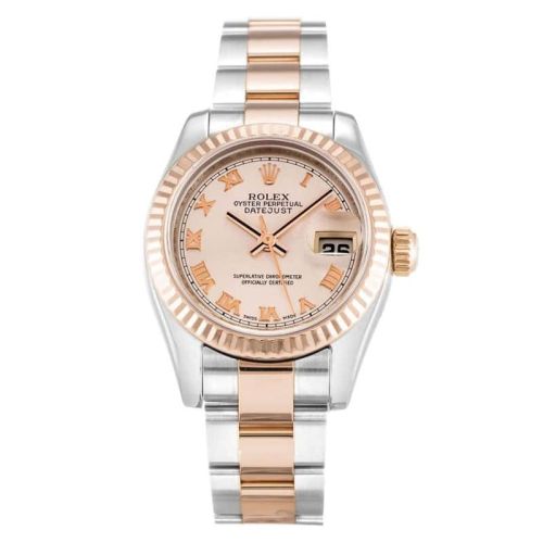 Rolex Datejust Lady Rose Dial 179171 Ladies 28MM