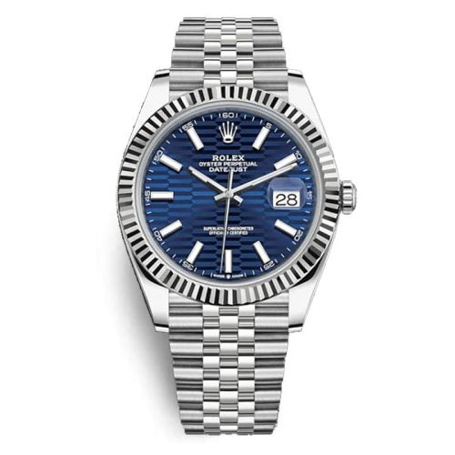 Rolex Datejust 126334 Bright blue Men 41MM